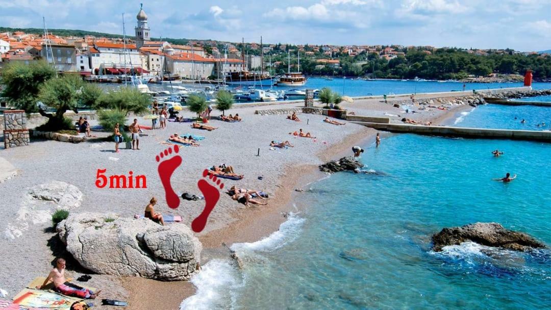 Apartman Jezevac Krk Town Dış mekan fotoğraf